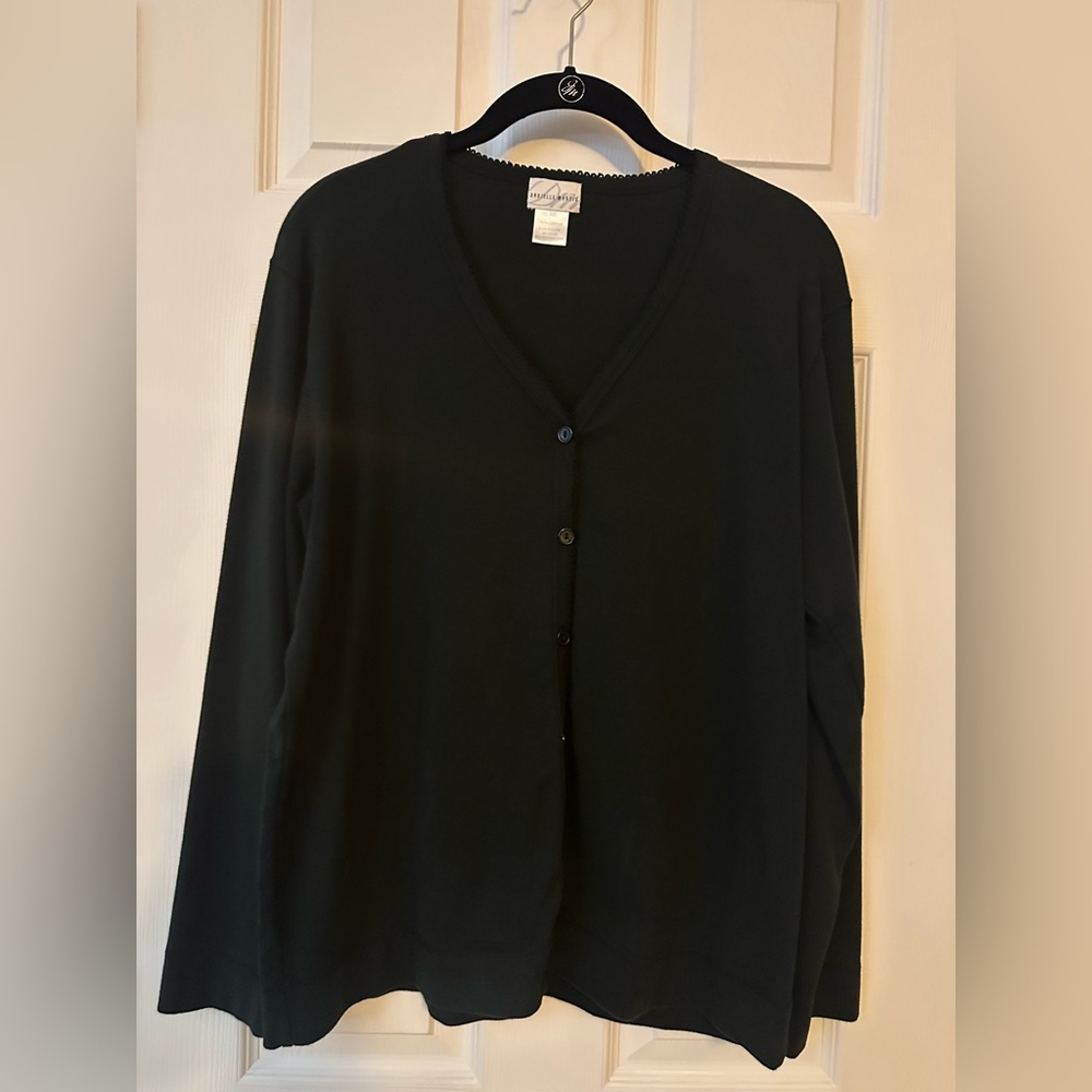 ❤️Black Button-Up Top Size XL
